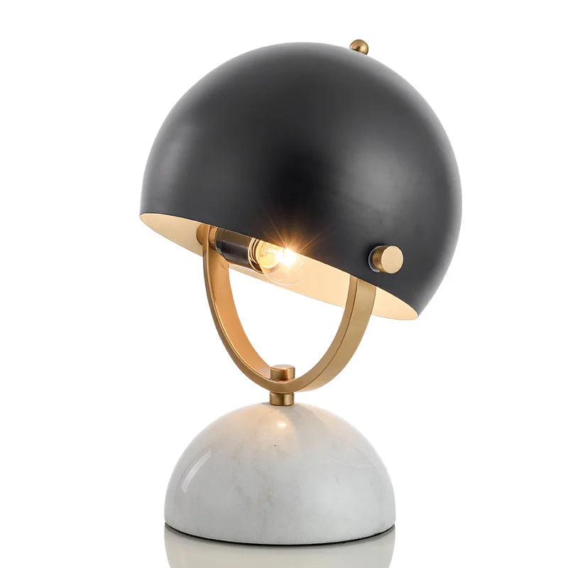 Hemisphere Marble Table Lamp