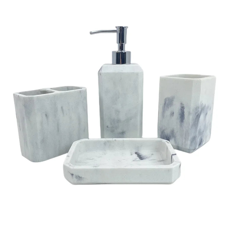 Marble Luxe Bathroom Ensemble