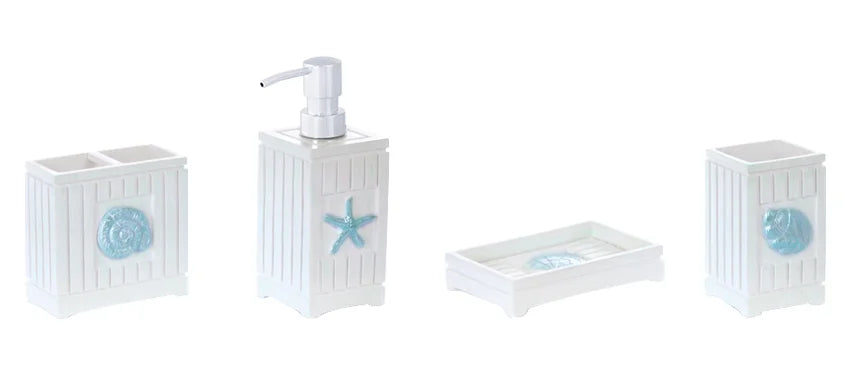 Coastal Bliss Bathroom Accessory Set