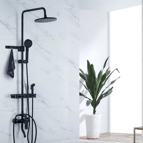 Luxe Noir Shower Set